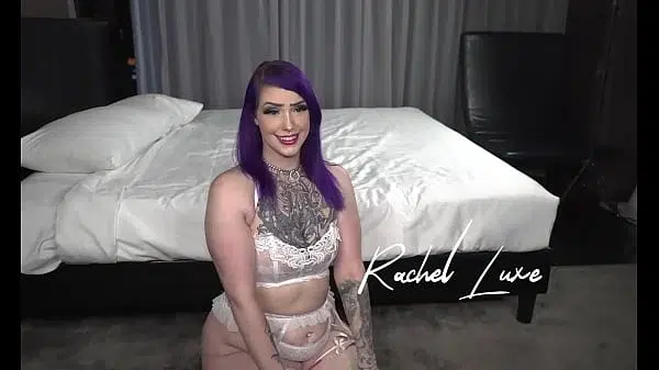 Purple hair slut gets asshole gaped & creampied