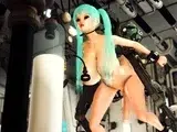 Sex android fucks a sexy busty cuffed hottie in a spacecraft