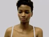 South African Babe With Black Beauty