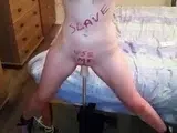 Tied-Up Webcam Solo Anal Play