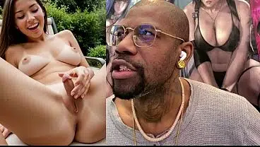 Tiny Transgender Cock Girl Blows Her Cum Load All Over Her Body As Cum Drips Down Her Tight Bald Pussy, AI Generated