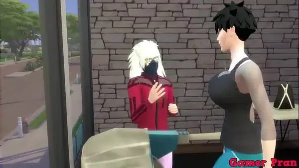 Hinata and her friends Cap 10 madara went to train and videl tells her that he helps her do some exercises, takes off her clothes and fucks her on the machine