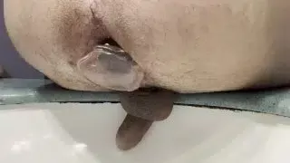 Huge plug out of my ass