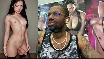 Transgender Punk Girl Spits On Her Girl Cock And Cums, POV Trans Babe Cumming In Asian Throat, Tight Teen Girl Cock, Transgender Teen Hands Free Cumming, AI Generated