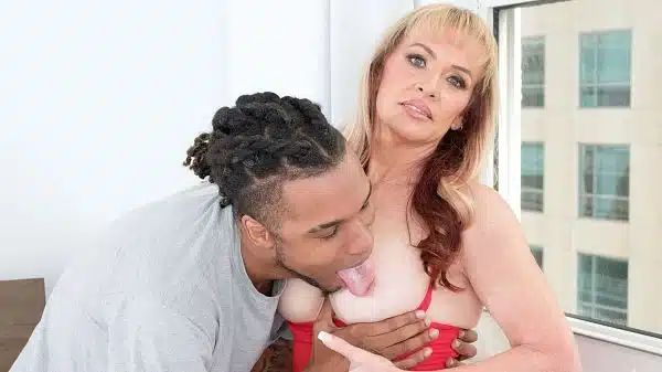Mandi Mayes, 50, has a hung, young dude plug her pussy